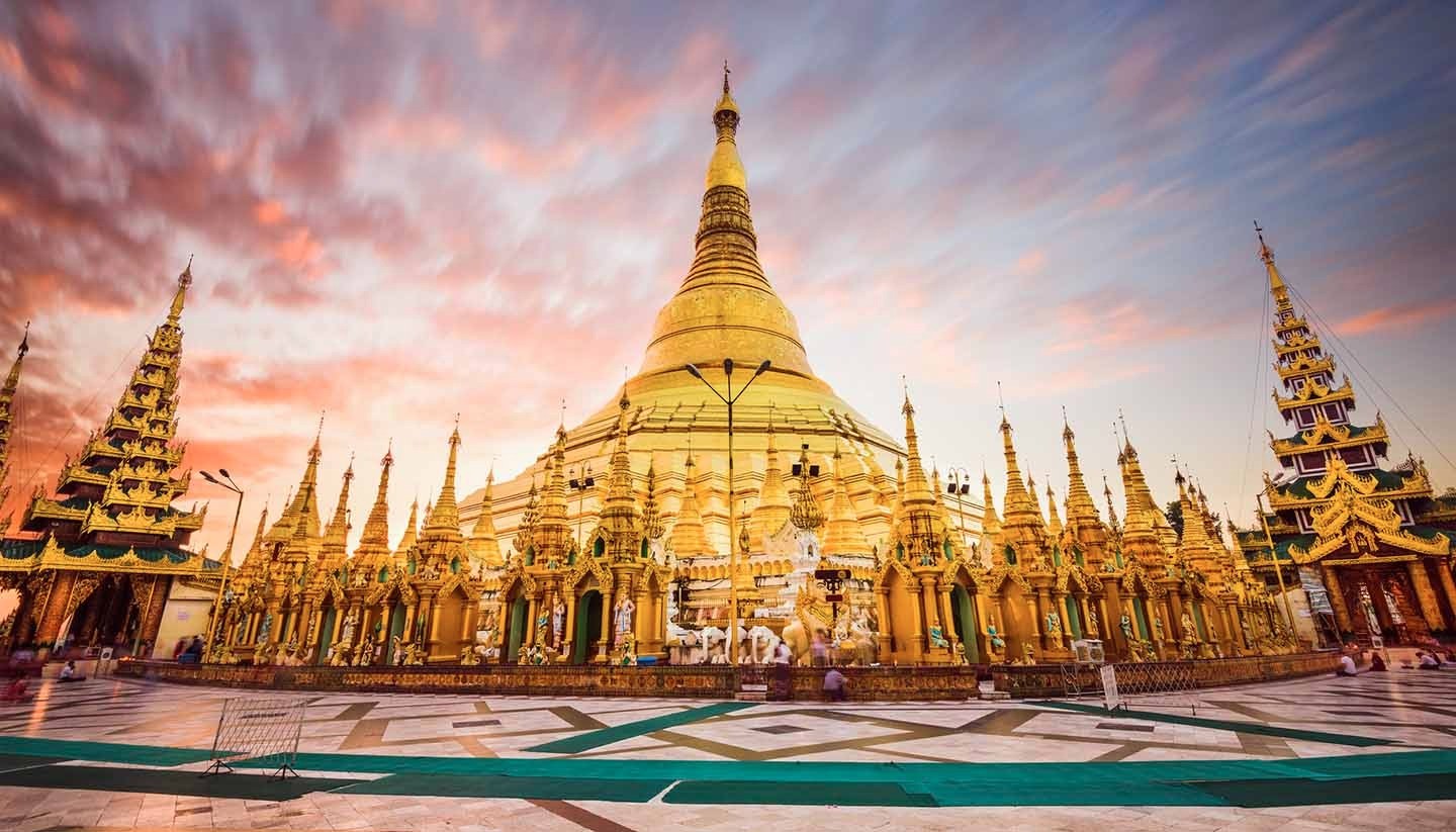 Những ngôi chùa vàng ở Myanmar