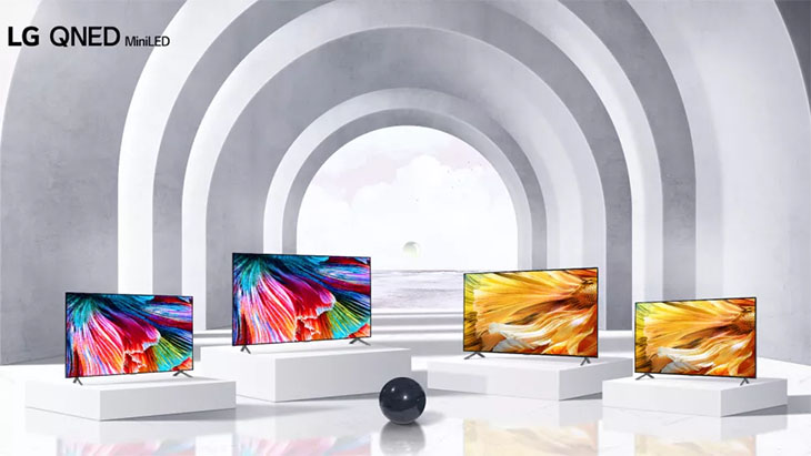 Nhiều cải tiến trong công nghệ màn hình trên TV LG QNED