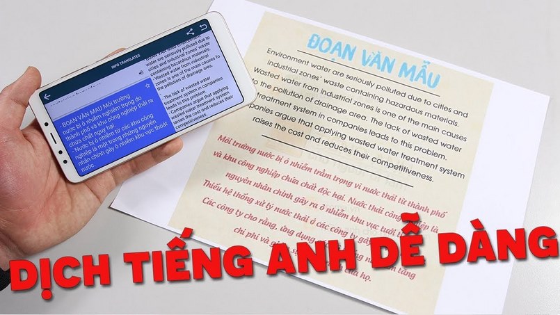 Ứng dụng Translator: Dịch tiếng Anh sang tiếng Việt bằng hình ảnh